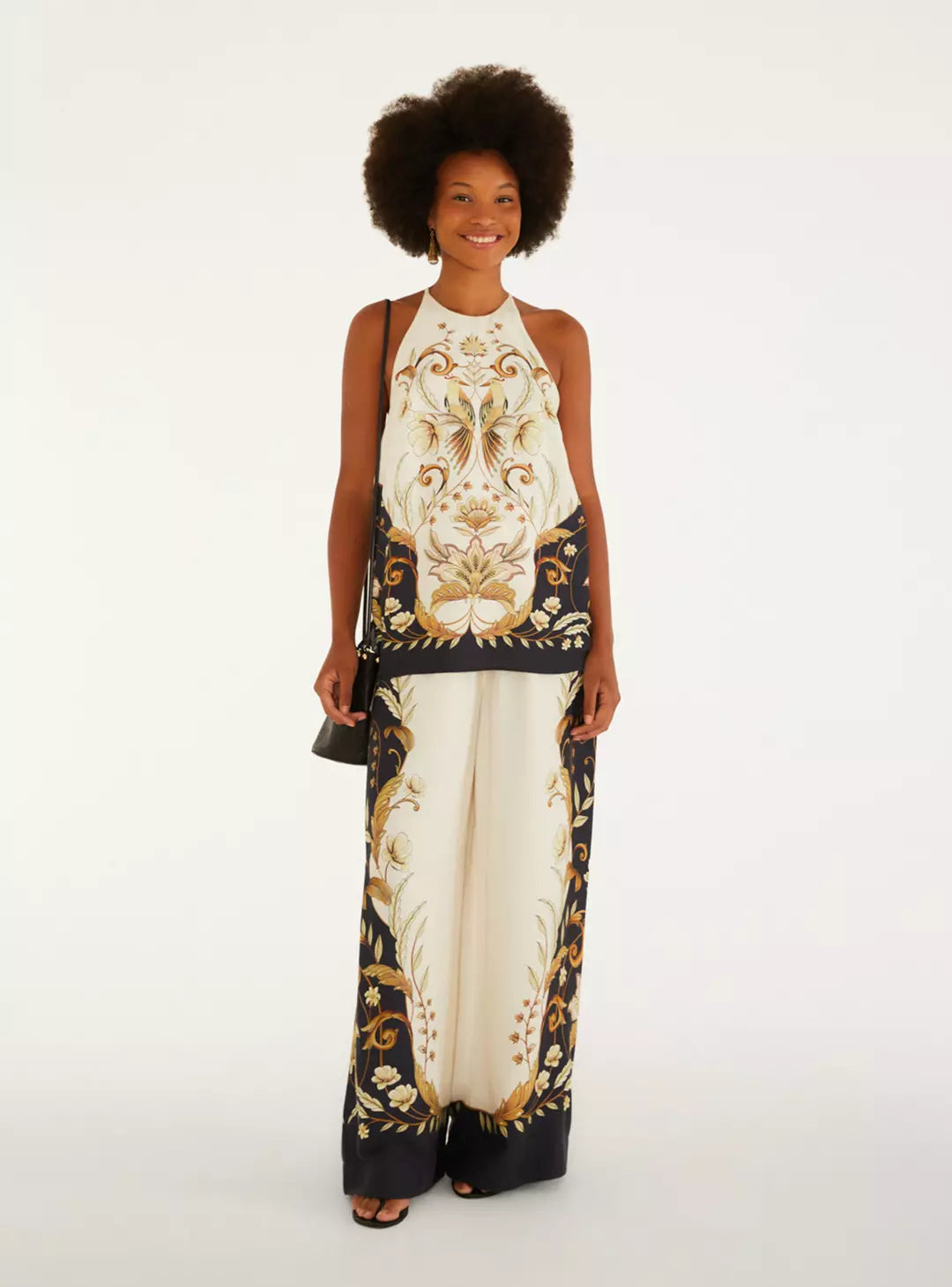 Farm Rio Botanical Print Palazzo Pants (Surplus - New)