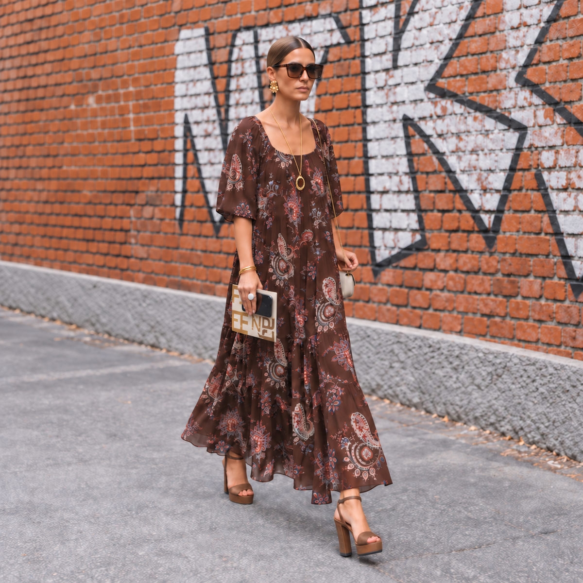 Hoss Intropia Adela Paisley Print Maxi Dress (Surplus - New)