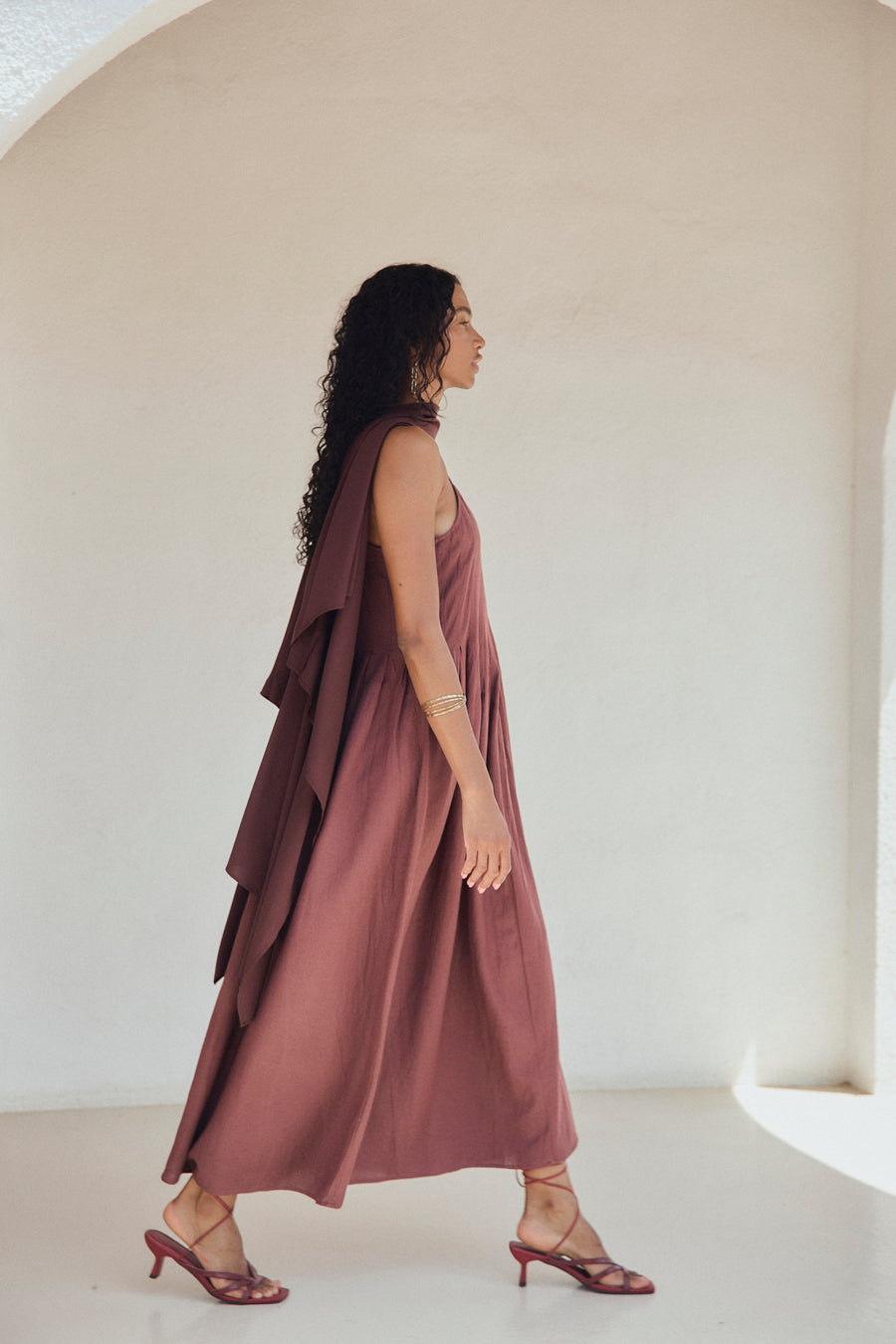 Mus Bombon Soleil Linen Maxi Dress (Surplus - New)