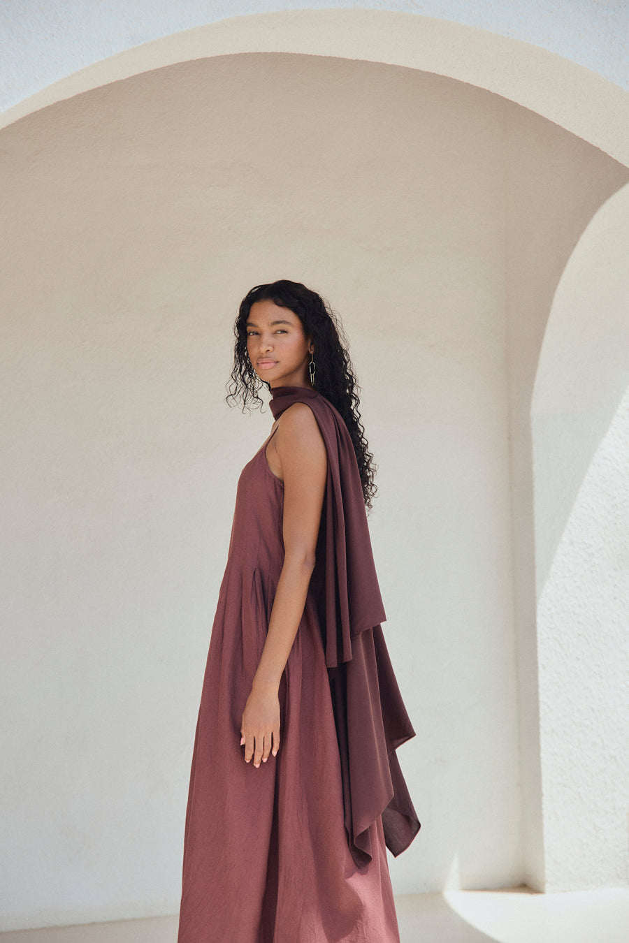 Mus Bombon Soleil Linen Maxi Dress (Surplus - New)