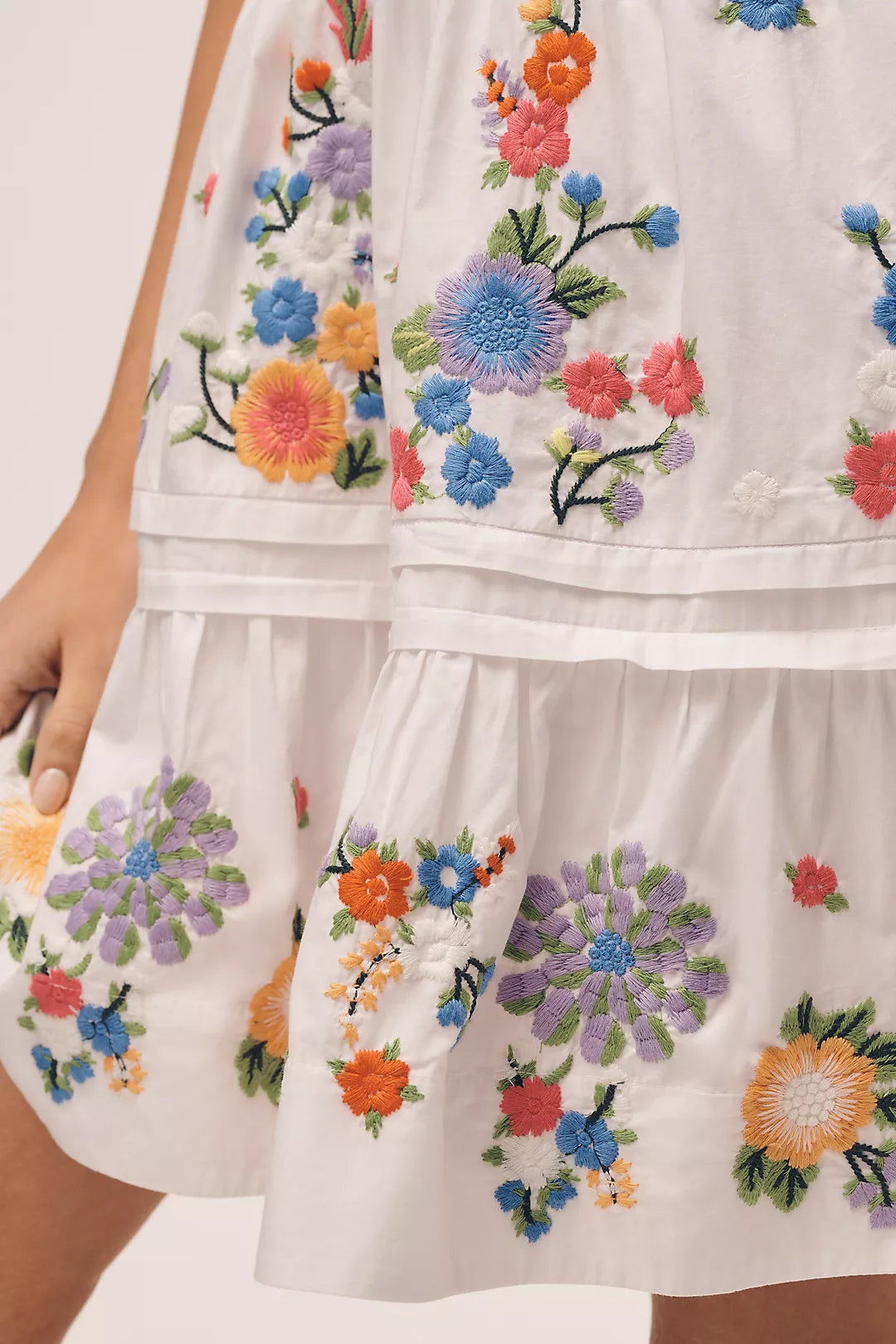 Anthropologie Somerset Embroidered Mini Dress (Surplus - New)