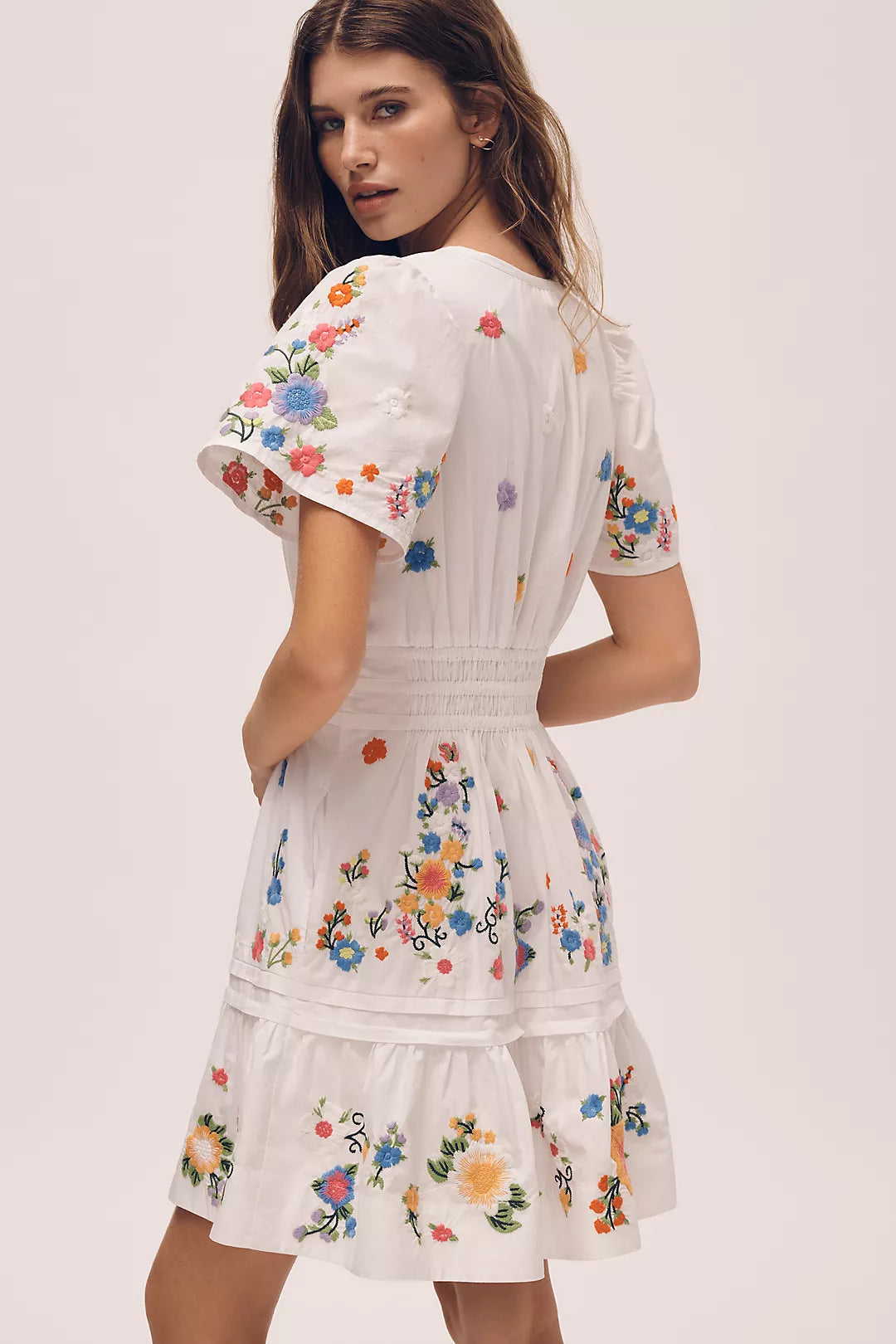 Anthropologie Somerset Embroidered Mini Dress (Surplus - New)