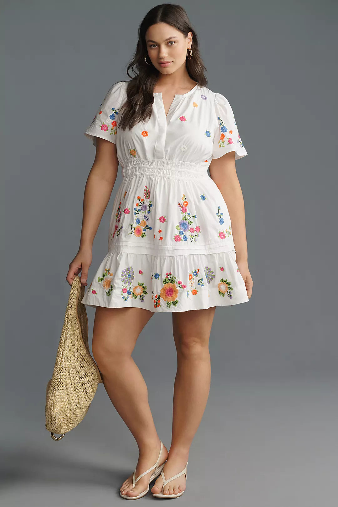 Anthropologie Somerset Embroidered Mini Dress (Surplus - New)