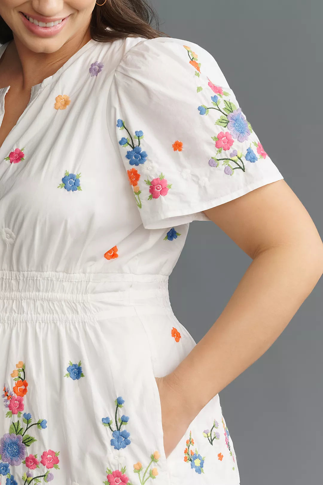 Anthropologie Somerset Embroidered Mini Dress (Surplus - New)