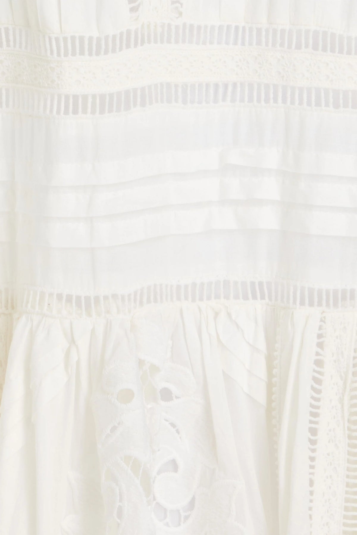 Farm Rio Active White Lace Sleeveless Midi Dress (Surplus - New)