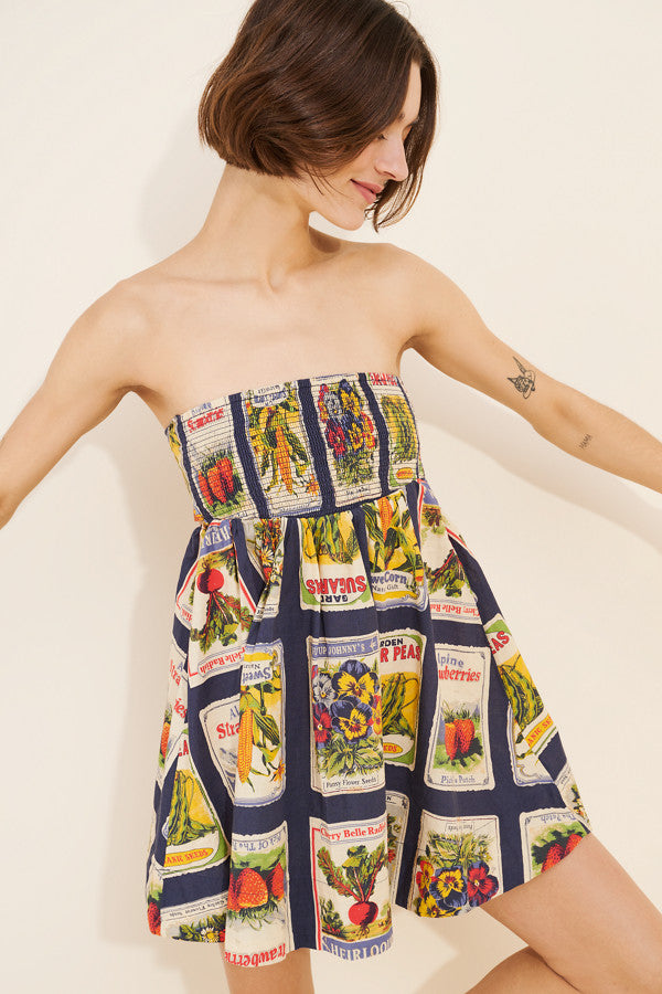 BDG Juliana Smocked Strapless Mini Dress (Surplus - New)