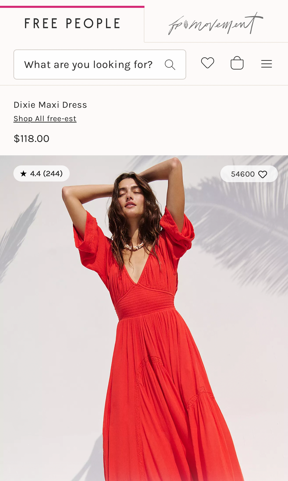 Free People Dixie Maxi Dress in Pink (Surplus - New)