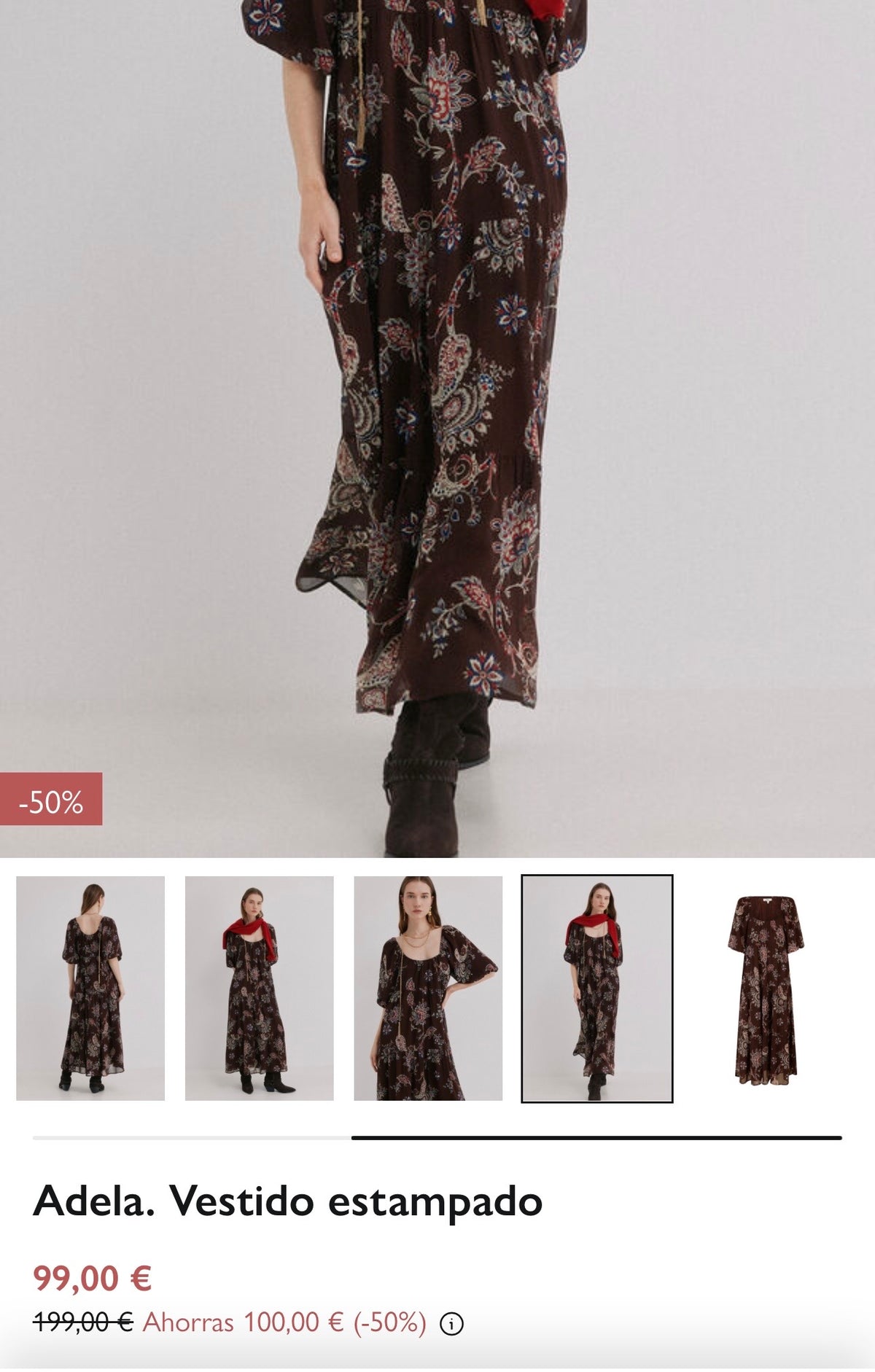 Hoss Intropia Adela Paisley Print Maxi Dress (Surplus - New)