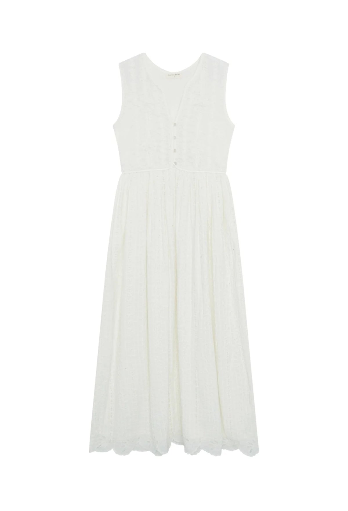 Maison Hotel Lord Byron Amandine Dress in Pearl