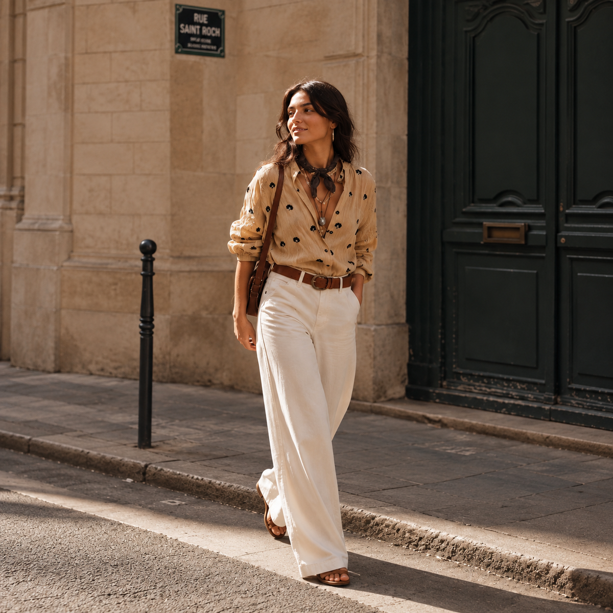 Maison Hotel Fleur Blouse in Geranium Ivory (Surplus - New)