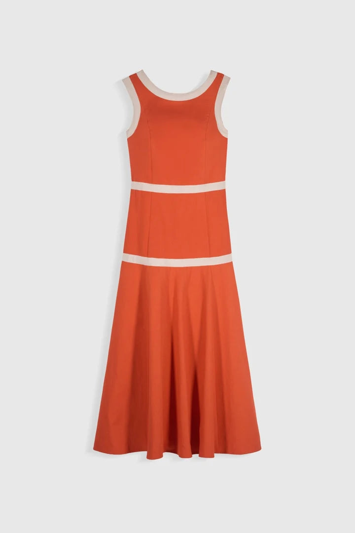 Maria de la Orden Rafaela Dress in Orange (Surplus - New)